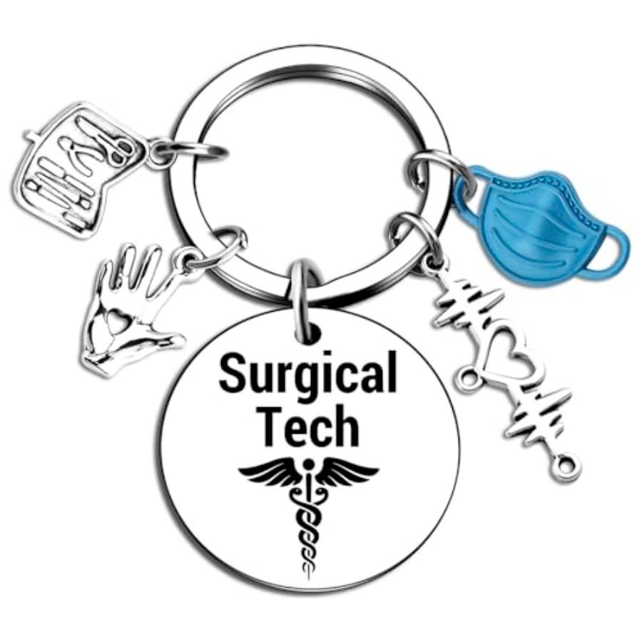 Tech Accessories To Gift - Surgical Tech Gifts Surgical Technologist Keychain