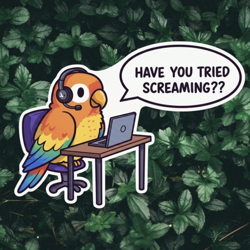 Tech Accessories - 5pcs HAILUREY Funny Screaming Parrot Tech