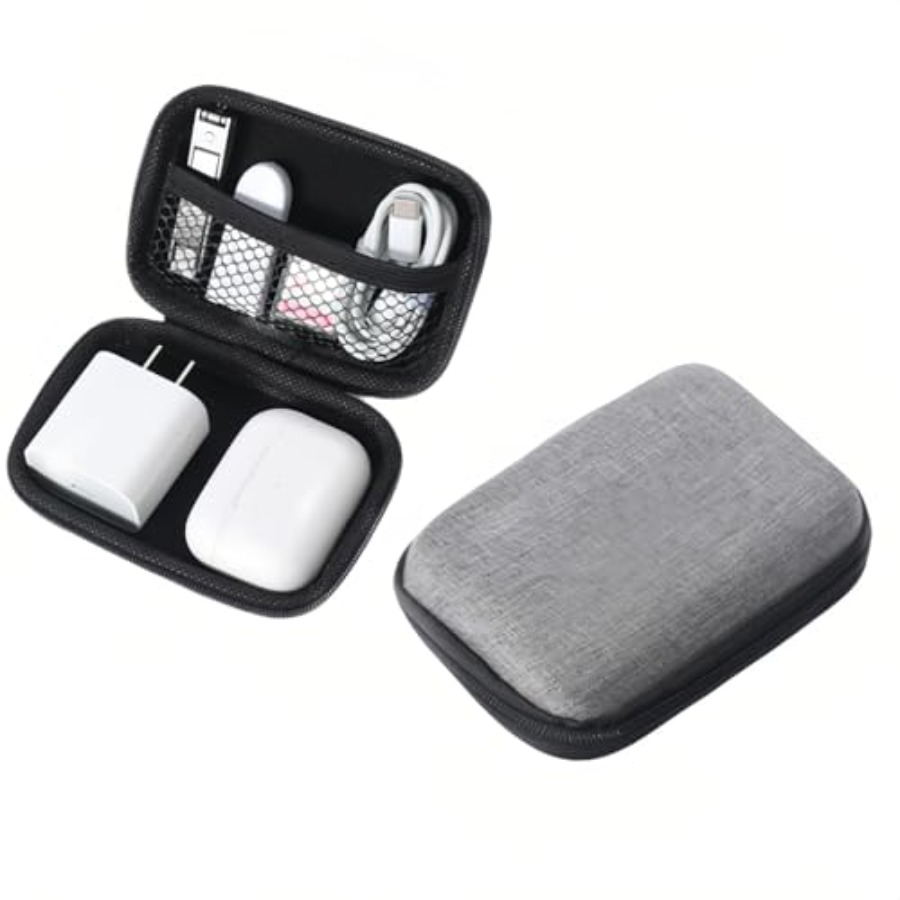 Tech Accessories Travel Bag - Electronic Accessories Organizer Bag: EVA Hard