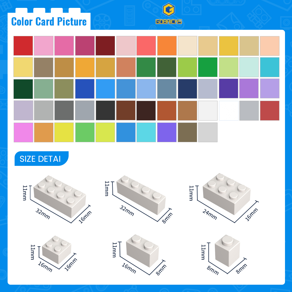 Gobricks 50pcs 3001 MOC Access - Tech Accessories To Gift บทวิจารณ์และราคา