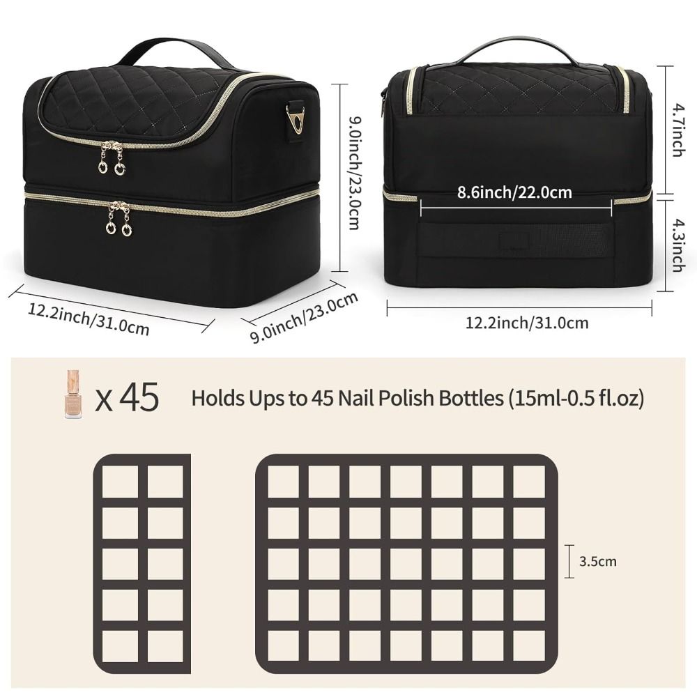 Double Layer Nail Polish Organ - Tech Woven Accessories บทวิจารณ์และราคา