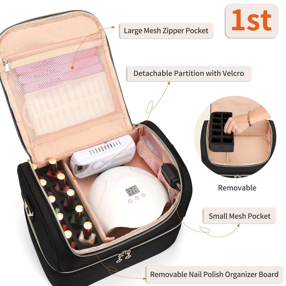 Double Layer Nail Polish Organ - Tech Woven Accessories บทวิจารณ์และราคา