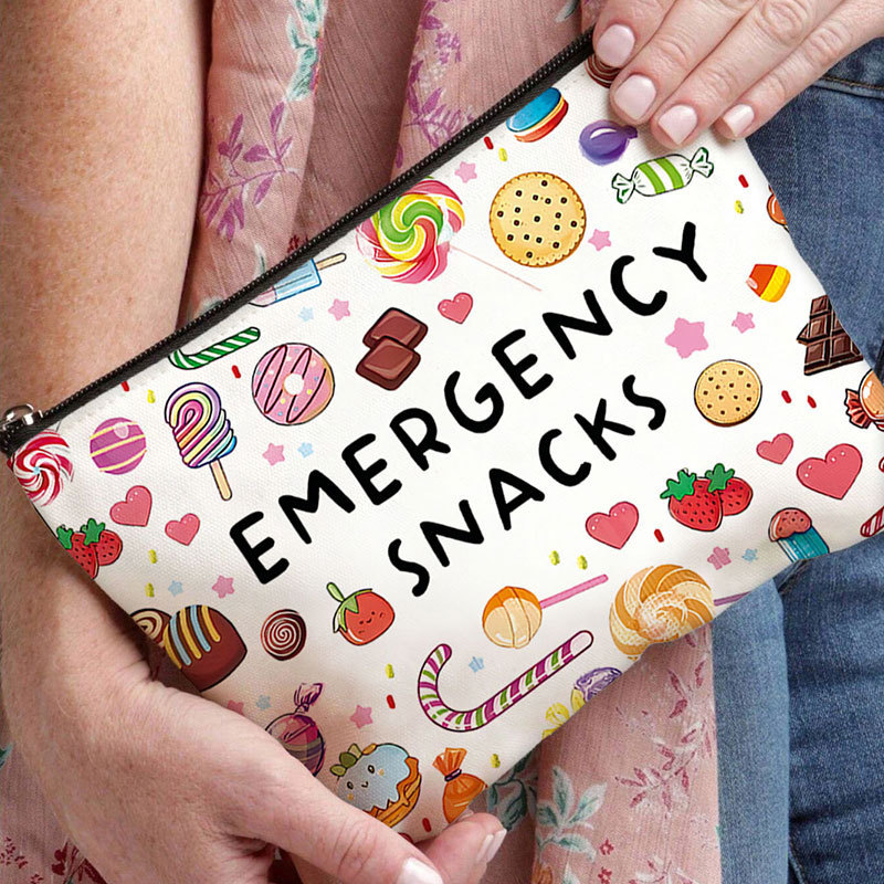 1 PC Women Printed Canvas Make - Tech Accessories Travel Bag บทวิจารณ์และราคา