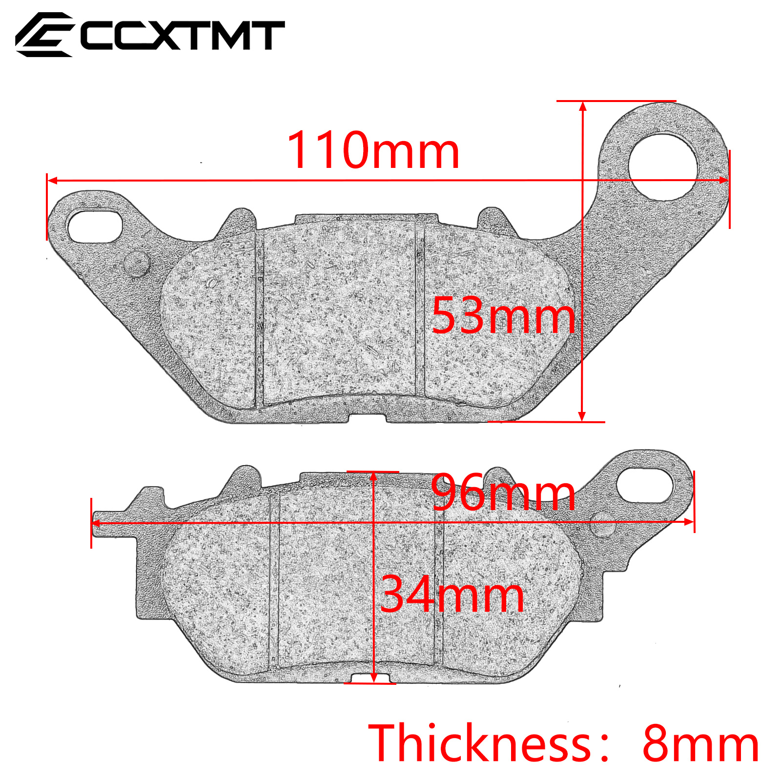 Motorcycle Rear Brake Pads for - Tech X บทวิจารณ์และราคา