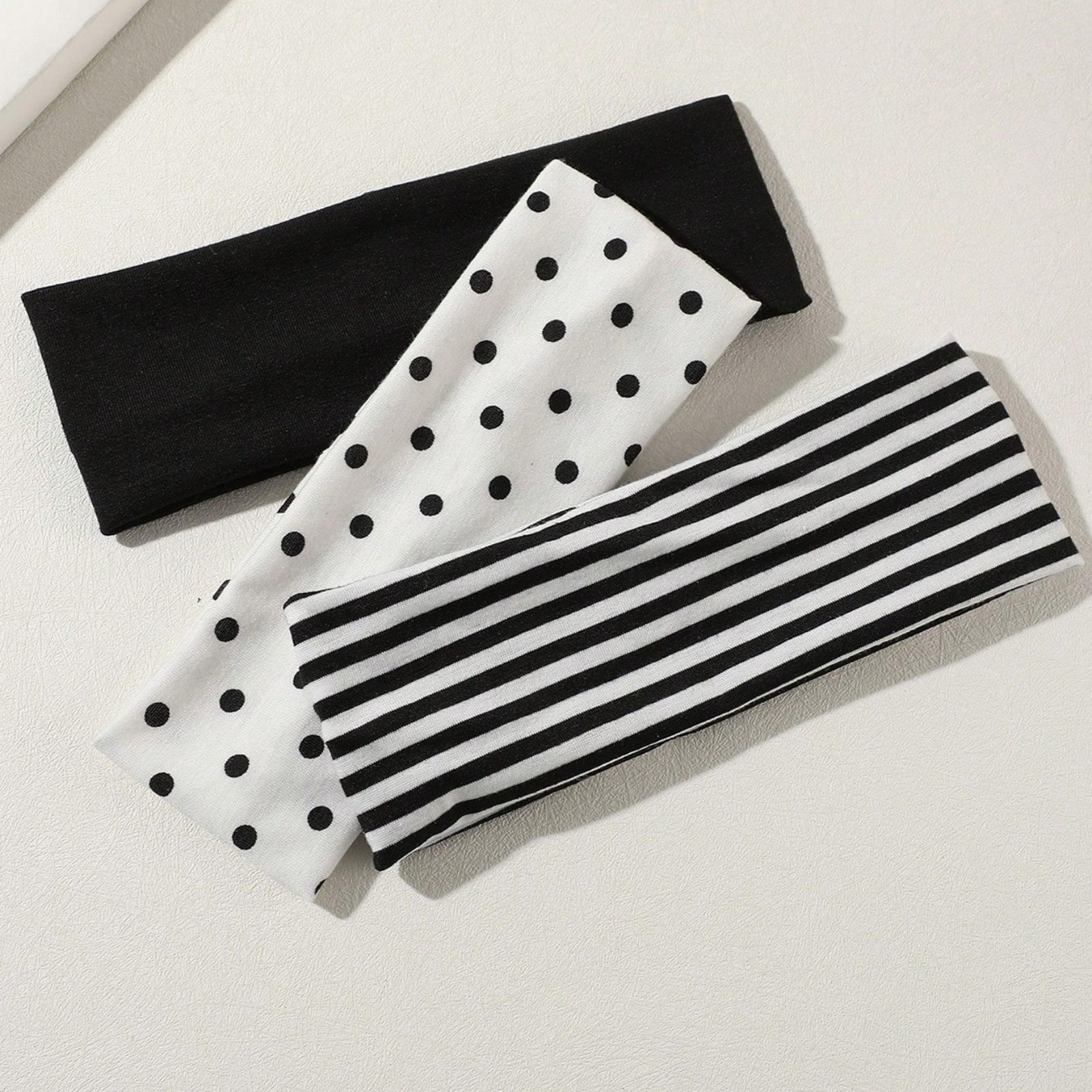 3Pcs Black & White Polka Dot S - Tech Accessories บทวิจารณ์และราคา