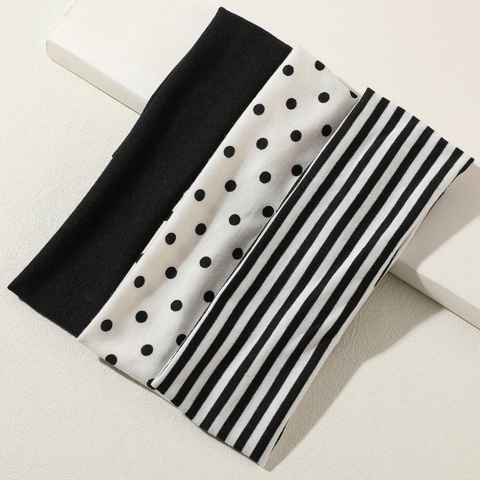 3Pcs Black & White Polka Dot S - Tech Accessories บทวิจารณ์และราคา