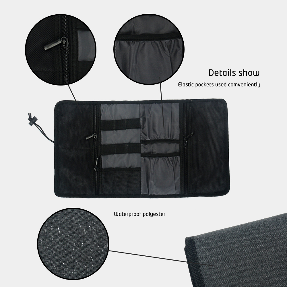 Travel Cable Storage Bag，Elect - Tech Accessories Travel Bag บทวิจารณ์และราคา