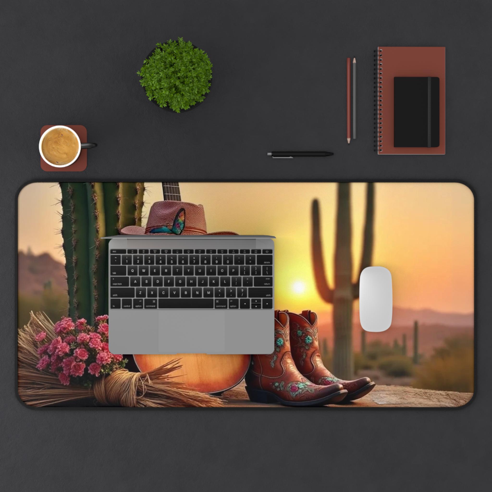 Desert Guitar Mouse Pad, Cactu - Tech Accessories To Gift บทวิจารณ์และราคา