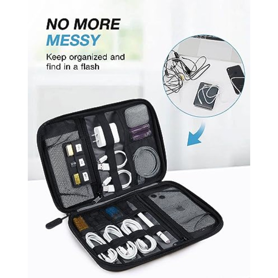 Large Electronics Travel Organ - Tech Accessories Travel Bag บทวิจารณ์และราคา