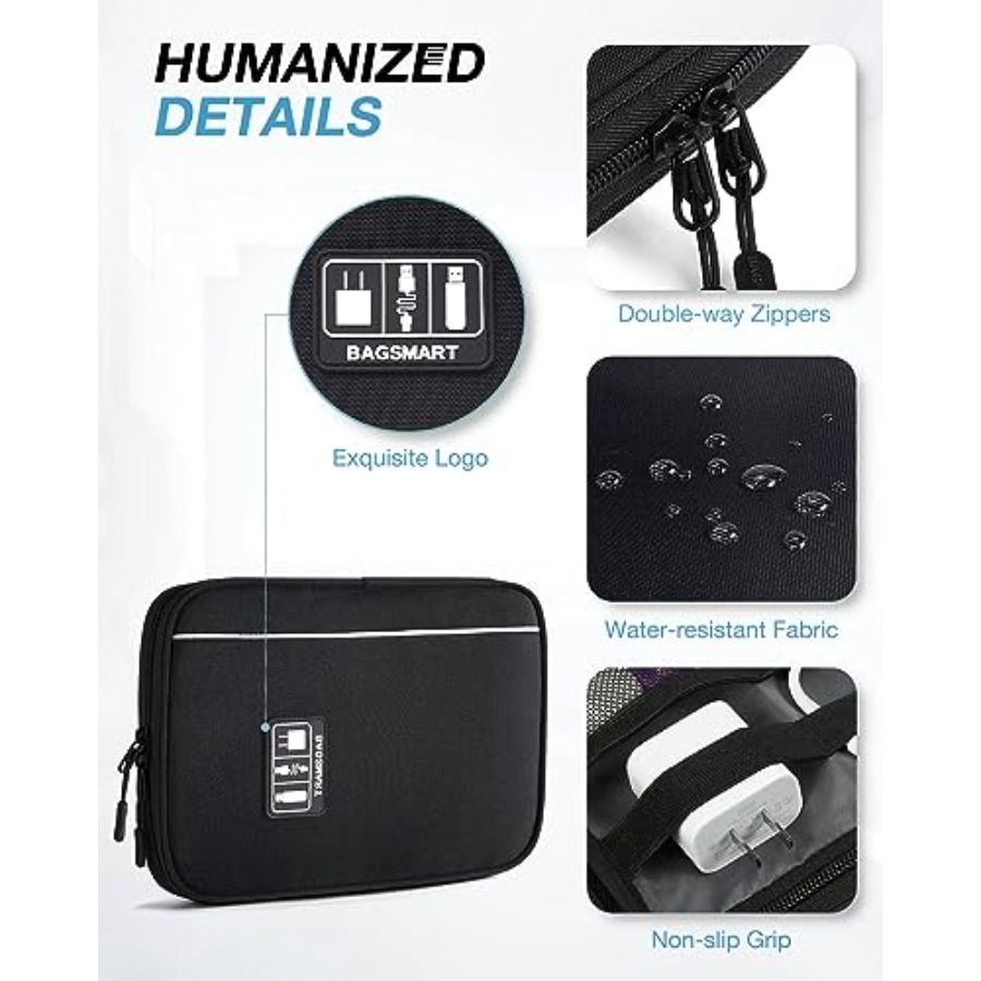 Large Electronics Travel Organ - Tech Accessories Travel Bag บทวิจารณ์และราคา