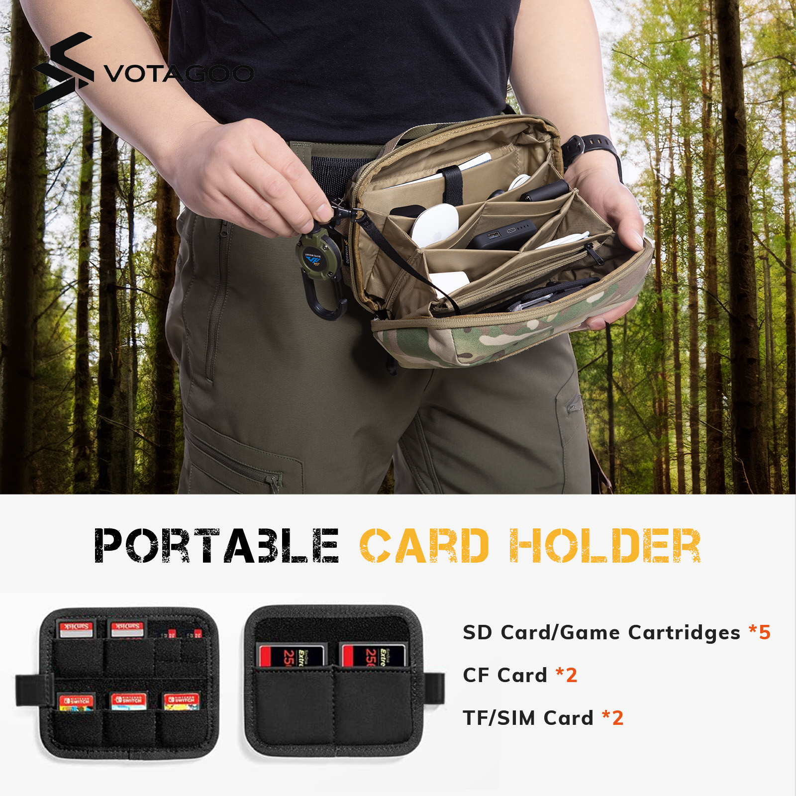 VOTAGOO Electronic Organizer T - Tech Accessories Travel Bag บทวิจารณ์และราคา