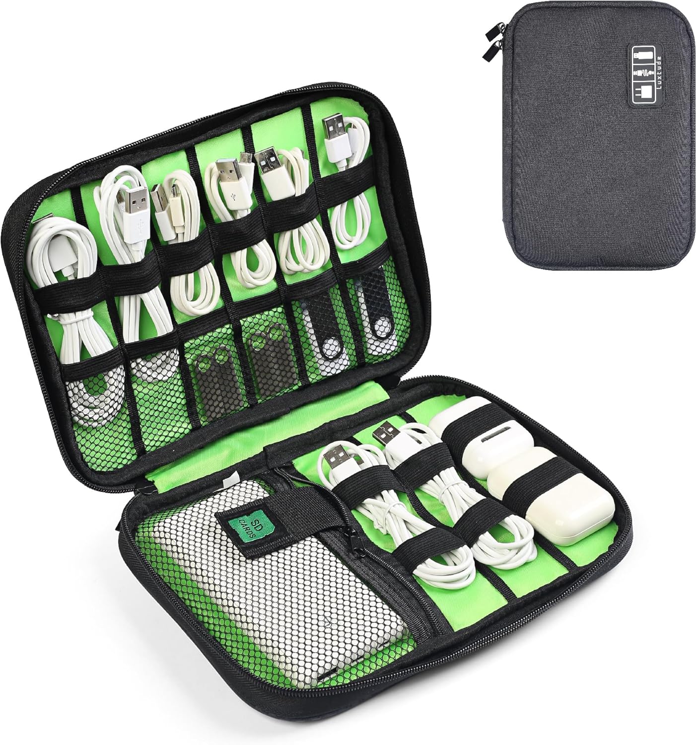 Travel Cable Organizer Bag, Fl - Tech Accessories Travel Bag บทวิจารณ์และราคา