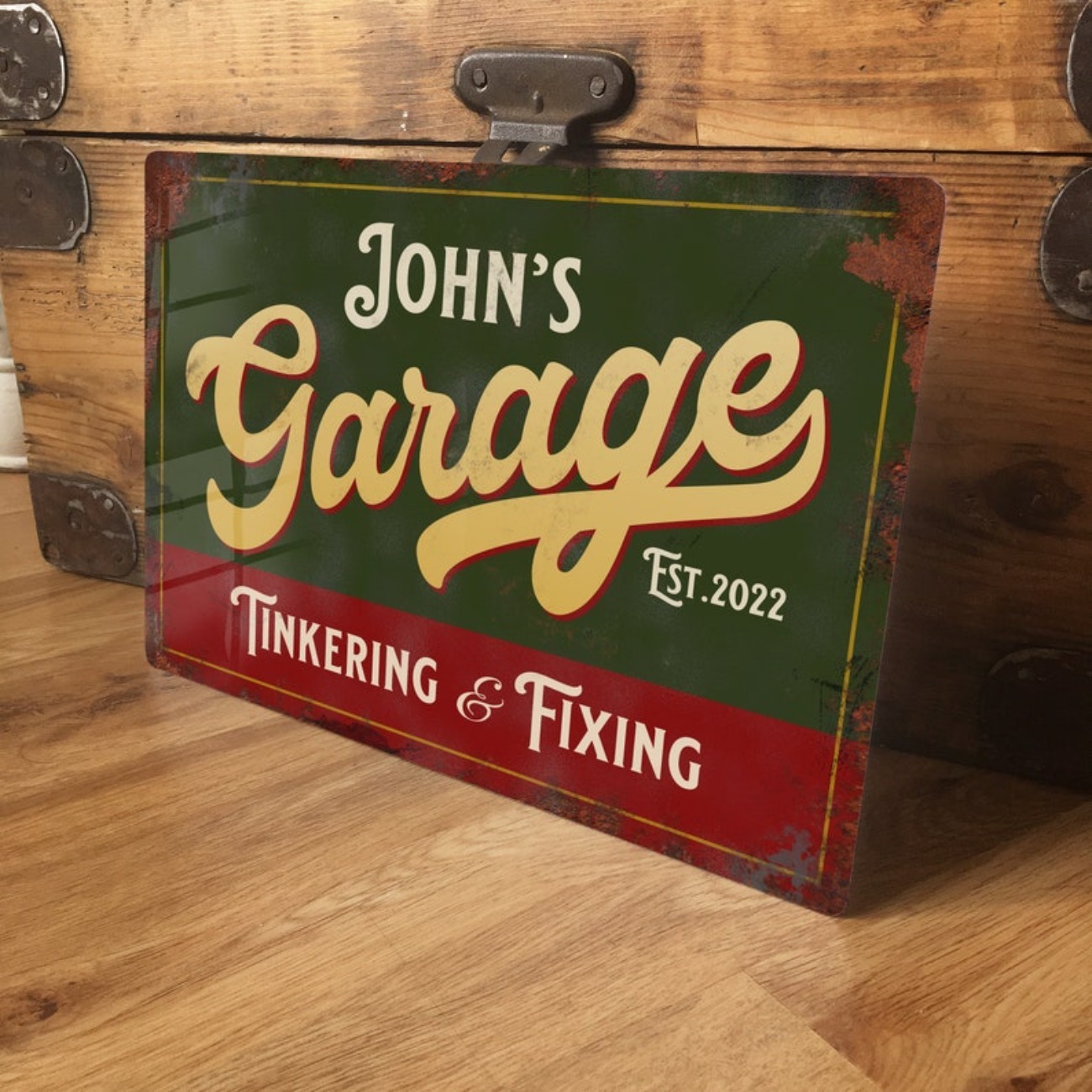 Custom Personalised Garage Met - Tech Accessories บทวิจารณ์และราคา